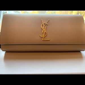 YSL Nude Clutch
